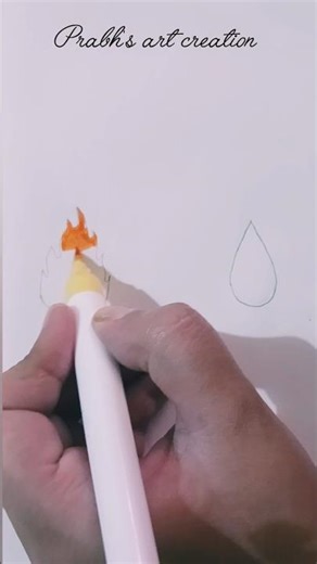 🔥❄Hot Vs Cold drawing challenge #shorts #art.