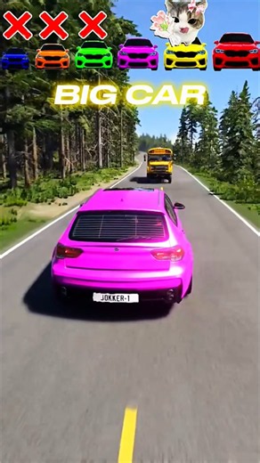 🚨 Small to GIANT BMW vs GIANT School Bus! 😱🚌 CRAZY Crash Test | BeamNG.drive