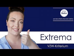 Extrema | Vorzeichen-Wechsel-Kriterium (VZW) | Hochpunkte und Tiefpunkte by einfach mathe!