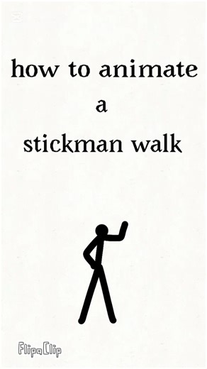 how to animate a walk cycle (beginner tutorial)#animation #flipaclip
