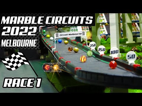 MARBLE CIRCUITS 2022 - RACE 1 AUSTRALIA GP - MELBOURNE by Fubeca's Marble Runs
