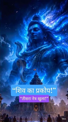 “जब शिव का तीसरा नेत्र खुला… सब कुछ खत्म हो गया 😱🔥 | Shiva Third Eye” #faith #mahadev