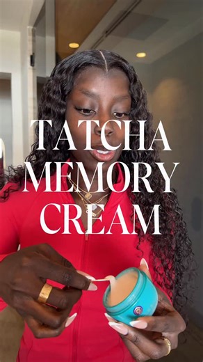 Golloria on Instagram: "A @tatcha GLO! Longevity Memory Cream does have me GLOwing! Available 12/17 exclusively on the @Sephora app and online 12/18 #tatchapartner"
