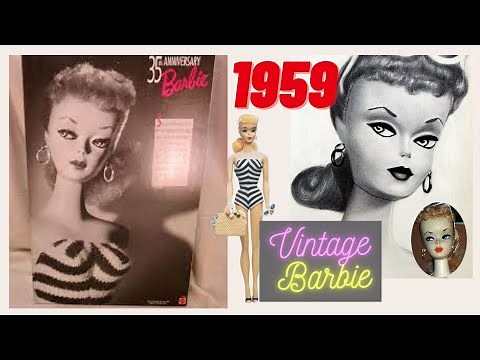 Barbie's Time Capsule: 1959 Vintage Doll Unboxing | First-Time