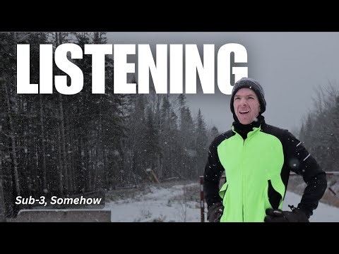 Listening Instead of Forcing It | Sub-3, Somehow