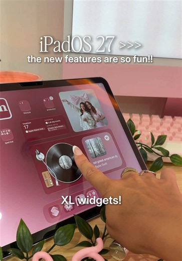 iPadOS 17: new XL widgets and customization features