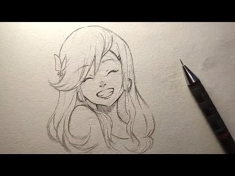 Drawing Anime Girl - How To Draw Anime Girl