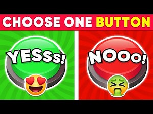 Choose One Button 😱 YES or NO 🟢🔴 Quiz Alien