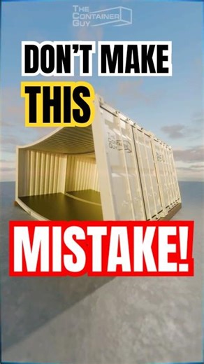 A Dangerous Mistake in Double Wide Containers #shippingcontainer