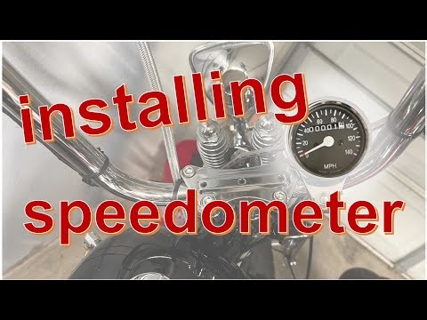 Speedometer Install // 1974 Ironhead Chopper