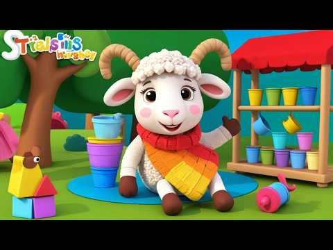Sheep Tailor Sews Colorful Sweaters | Funny and Fun Kids Nursery Rhyme Animation