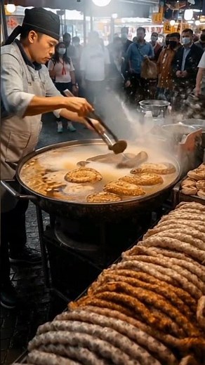 🔥 Chinese Street Food | Vendor Frying 12 Snakes in Bubbling Oil 🐍🍲 | Night Market
