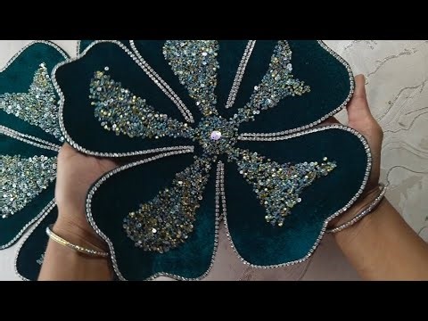 ₹2 Lakh Pakistani Designer Dress ( Patch ) Inspired ✨ | Luxurious Patch with Floral Work Vleza