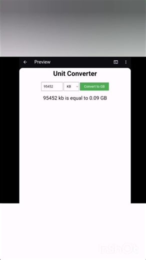 Simple HTML css Javascript Code that converts bit, bytes,Kb, Mb to Gb. #htmltags #html #htmlcoding