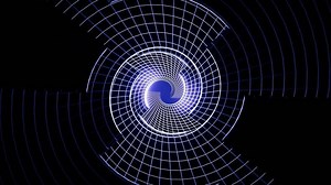 Dynamic spiral vortex animation featuring glowing lines for immersive VJ loops
