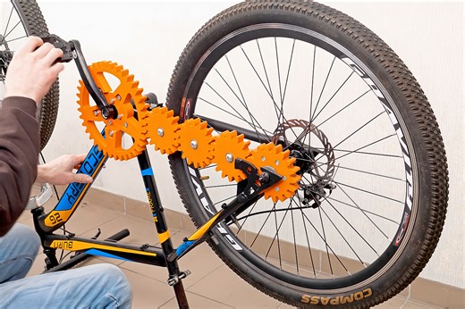 3D-Printed Bicycle Drivetrain Shows What Happens When You Have Gears Without a Chain