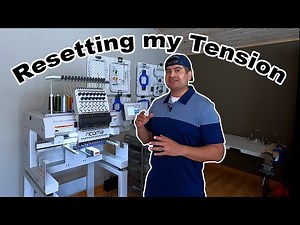 Resetting my Embroidery Machine tension from scratch