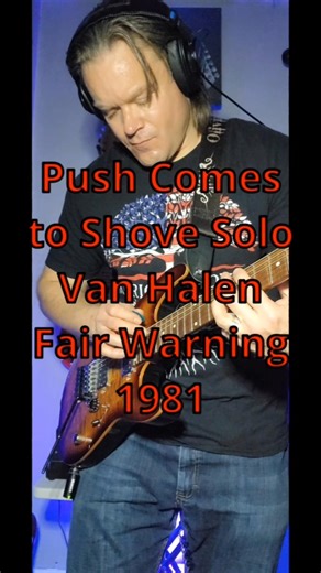 Push Comes to Shove solo, Fair Warning 1981. Best I can do.