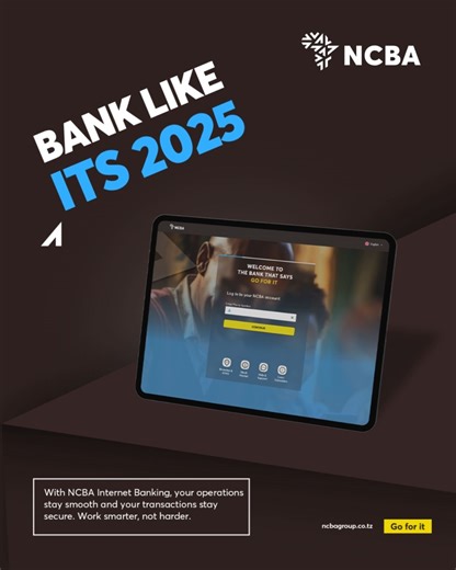 Bank smarter, not harder. With NCBA Internet Banking, enjoy effortless and secure banking at your convenience. #NCBAInternetBanking #FutureOfBanking | NCBATanzania