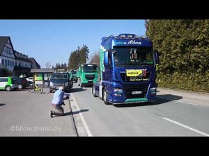 Lkw-Demo gegen hohe Spritpreise