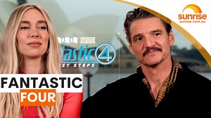 11K views · 103 reactions | FANTASTIC FOUR: THE FIRST STEPS  Pedro Pascal and Vanessa Kirby team up with other Hollywood stars for the latest Marvel movie. WATCH SUNRISE FOR MORE | @7plus ☀️ | Sunrise | Facebook