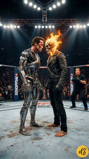 Ghost Rider vs Terminator 🔥🤖The Comeback Nobody Expected #aimovie #shorts #terminator #ghostrider