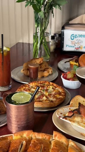 3.4K views · 17 reactions | Mother’s Day Brunch at Geneo’s is right around the corner ! We’re serving up a delicious brunch menu filled with Mom-approved favorites like Breakfast Pizza, Chicken & Waffles, Brunch Mac & Cheese and more. Treat the moms in your life to a relaxing, flavorful morning surrounded by family and great food. Call now to reserve your table! Spots are filling fast! 肋�#MothersDayBrunch #CelebrateMom #GeneosPizza | Geneo's Pizza and Pub | Facebook