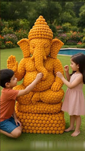 Make Ganesha from Laddoo 🤯 Toy_Gadgets_ Smart_Appliances_kitchen_Utendsils_Home_Inventions