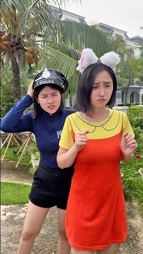 Poor cat girl misunderstood for rescuing a missing dog #catcute747