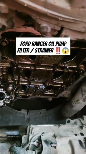 Ford ranger oil pump filter location ‼️ #ford #ranger #oilpump #filter #strainer #location #diy
