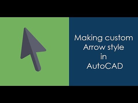 Making a custom arrow style in AutoCAD