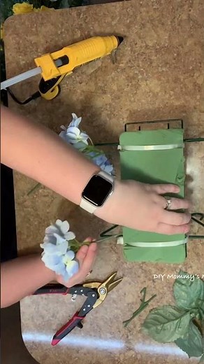 DIY Summer Headstone Saddle!! #diy #flower #cemetery