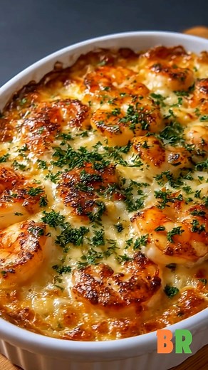 Cheesy Seafood Rice Casserole A creamy, baked seafood delight where tender shrimp and crab meet velvety cheese sauce and fluffy rice. Golden, bubbling, and irresistibly rich, the essence of coastal comfort cuisine. Ingredients: 1 cup cooked white rice 1/2 lb shrimp, peeled and deveined 1/2 cup crab meat (lump or claw) 1 cup shredded cheddar cheese 1/2 cup shredded mozzarella cheese 1 cup heavy cream 2 tablespoons cream cheese 2 garlic cloves, minced 1 tablespoon butter Salt and freshly ground bl