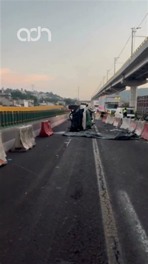 Tragedy on the Mexico-Pachuca Highway! Rollover leaves one dead and causes massive traffic jams