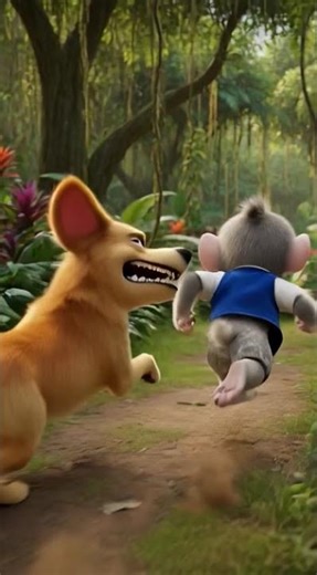 Monkey Playing with Doge 🐶🔥