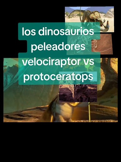 Dinosaurios: Velociraptor vs. Protoceratops