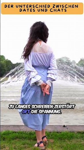 Der Unterschied zwischen Chats und echten Dates!