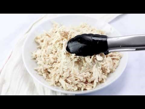 How to Make Moist Homemade SHREDDED CHICKEN BREASTS