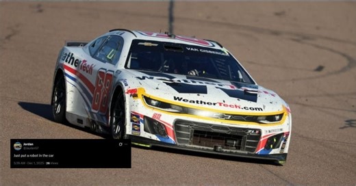 “Just put a robot in the car”: NASCAR fans in frenzy as Trackhouse’s Justin Marks turns to Silicon Valley for AI race-day decisions