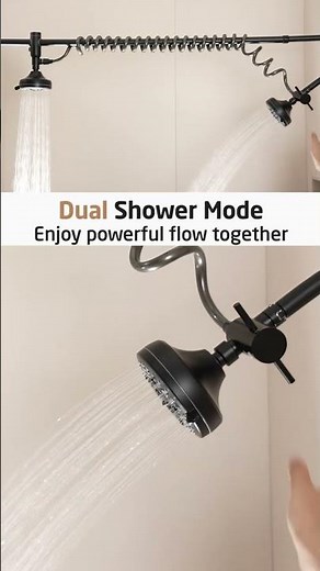 3 Shower Modes in 1: How Our Dual Showerhead Transforms Your Shower (For Couples)
