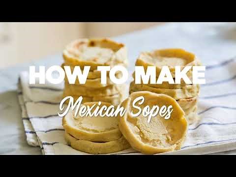 How To Make Mexican Sopes FROM SCRATCH