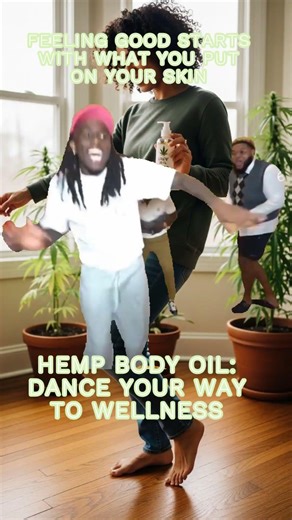 When hemp products make you wanna dance all day!