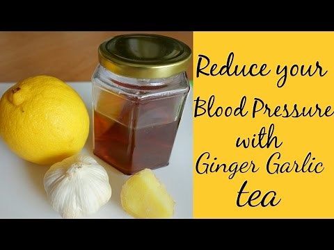 How to Lower High blood pressure | Ginger garlic tea