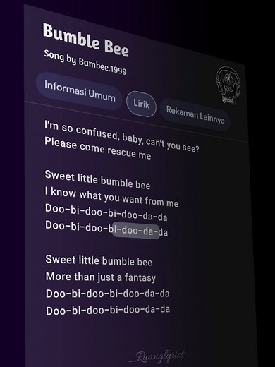 Bumble Bee Lyrics by Bambee: Full Song Insight