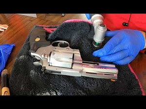 Colt Anaconda 44 Magnum Cleaned up and light polish