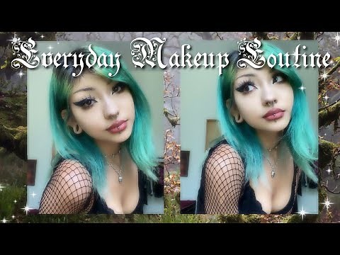 alternative makeup tutorial! (big eyeliner for hooded eyes)