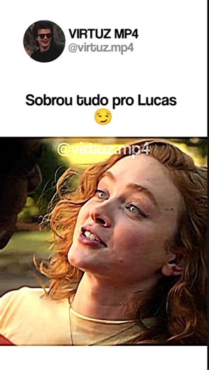 Lucas só se deu bem com a Max 😎 #strangerthings #edit #memes