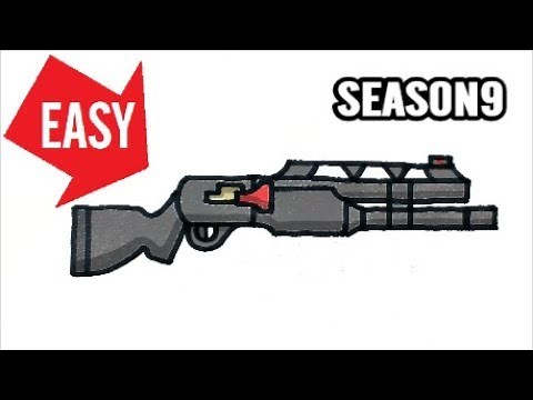 *NEW* FORTNITE SEASON 9 GUN【Combat Shotgun】Easy drawing｜How to draw Fortnite by Jolly Art NEGI