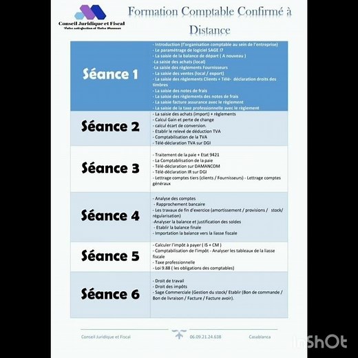 Formation comptable confirmé