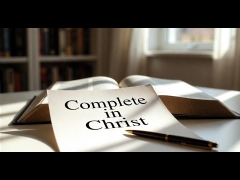 Complete in Christ ~part 1~